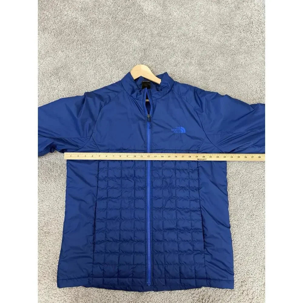 North Face Men’s Quilted Blue Thermoball Lightweight Layered‎ Eco Outdoor Jacket